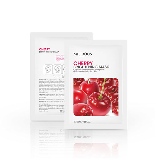 Natural Cherry Whitening Sheet Mask